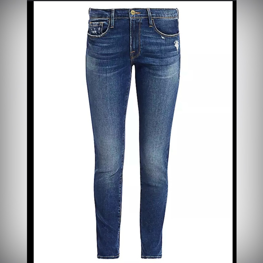 FRAME Le Garçon Mid- Rise Skinny Jeans | Size 28